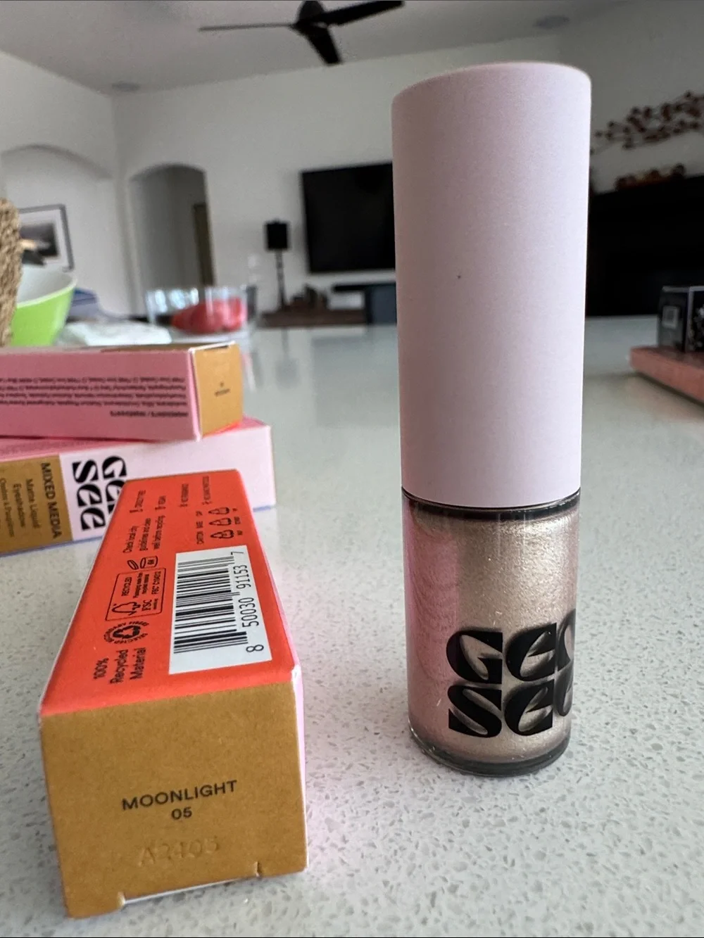 GENSEE Mixed Media Liquid Matte Eyeshadow - Linen, Rose Water, Moonl, Shroom NEW - Picture 4 of 7